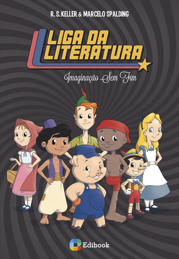 Capa do Livro Liga da Literatura: Imaginação sem fim